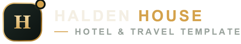 Halden House — Hotel & Travel Template